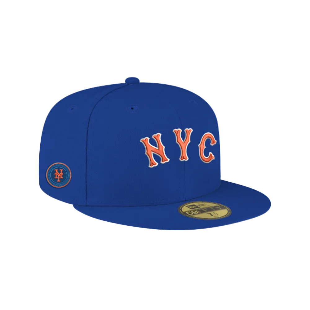 NEW YORK METS 59FIFTY CITY CONNECT NEW ERA BLUE FITTED HAT