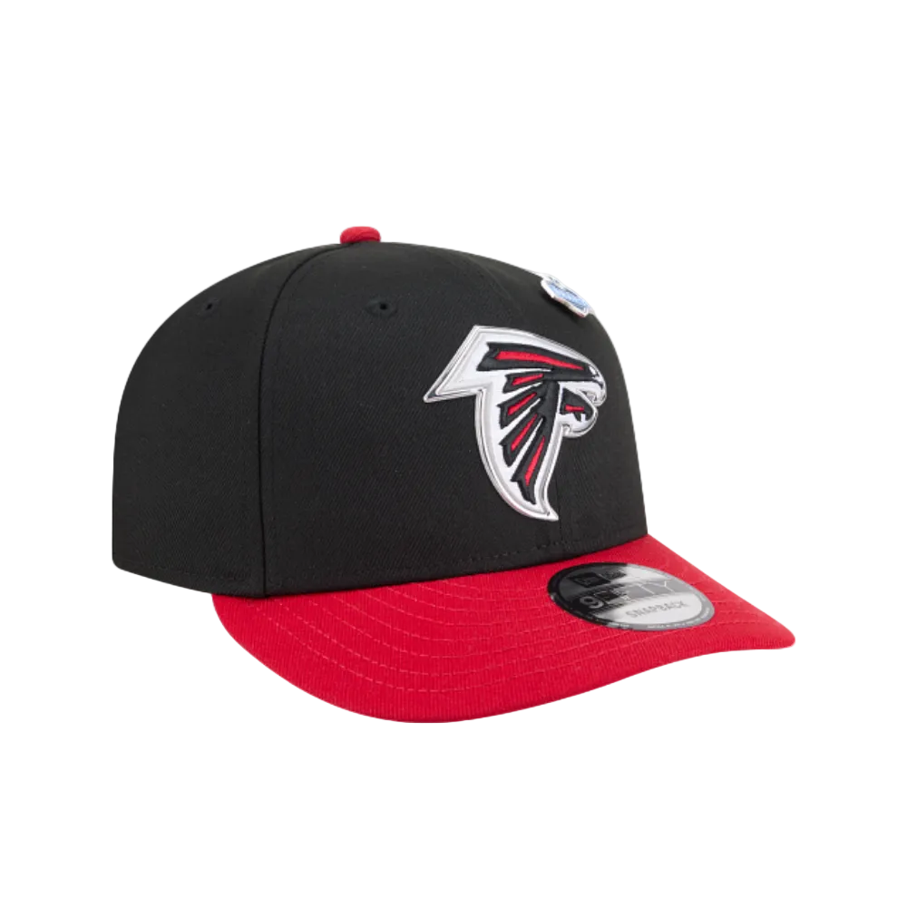 ATLANTA FALCONS 9FIFTY PRE-CURVED 2026 DRAFT NEW ERA 2TONE SNAPBACK HAT