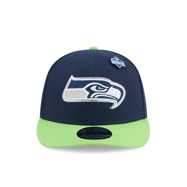 SEATTLE SEAHAWKS 9FIFTY PRE-CURVED 2026 DRAFT NEW ERA 2TONE SNAPBACK HAT