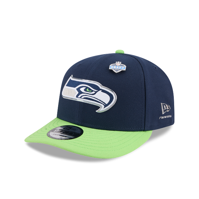 SEATTLE SEAHAWKS 9FIFTY PRE-CURVED 2026 DRAFT NEW ERA 2TONE SNAPBACK HAT