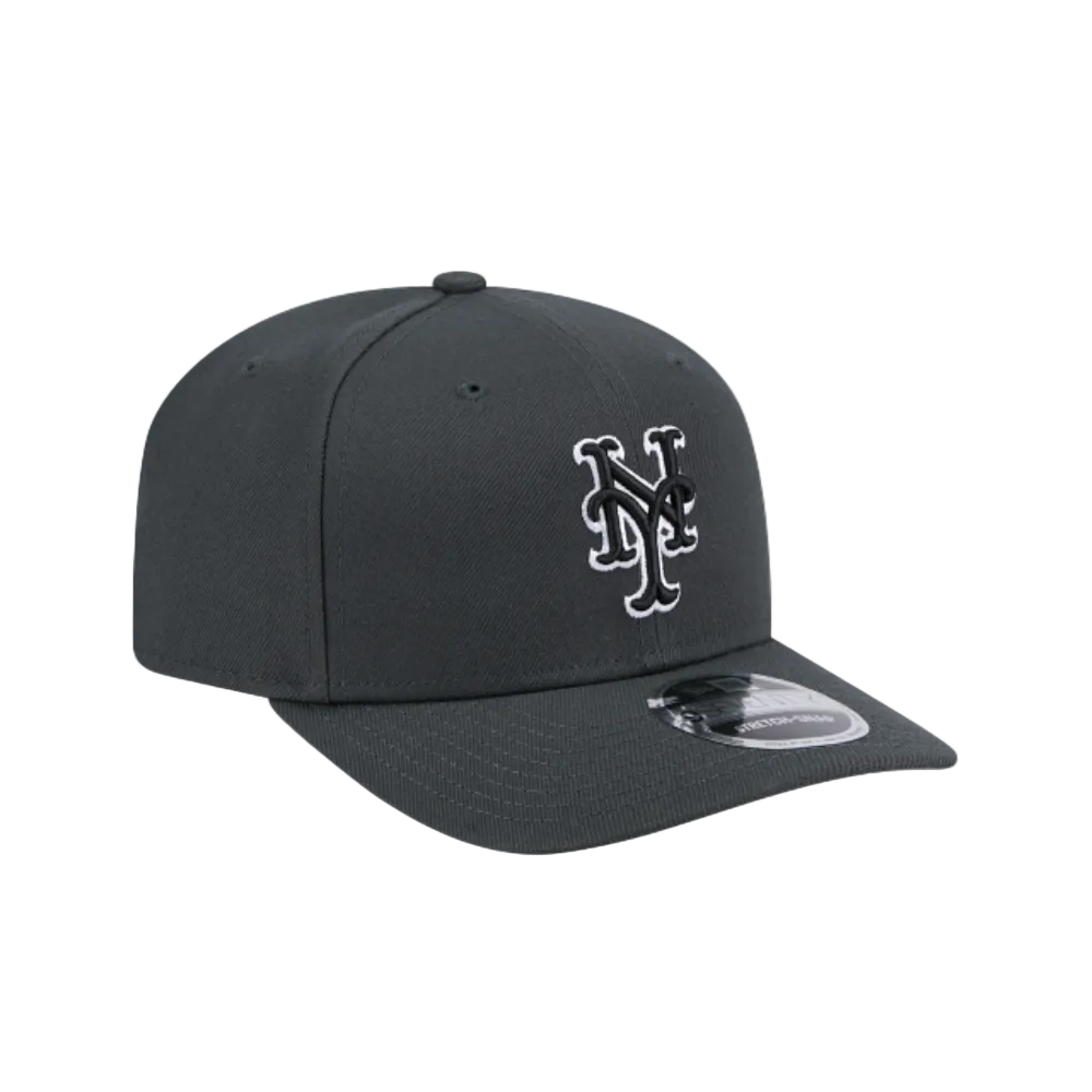 NEW YORK METS 9SEVENTY NEW ERA GREY SNAPBACK HAT