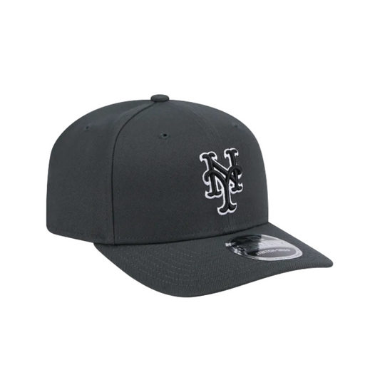 NEW YORK METS 9SEVENTY NEW ERA GREY SNAPBACK HAT