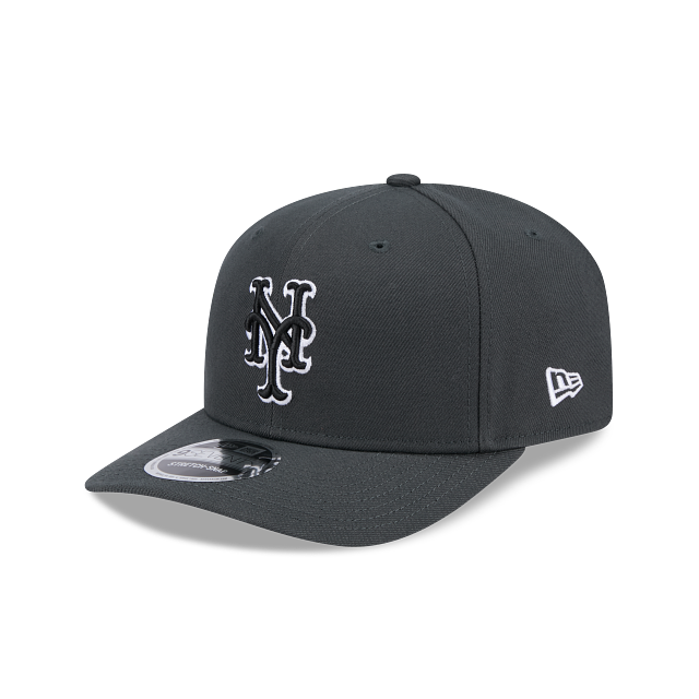 NEW YORK METS 9SEVENTY NEW ERA GREY SNAPBACK HAT