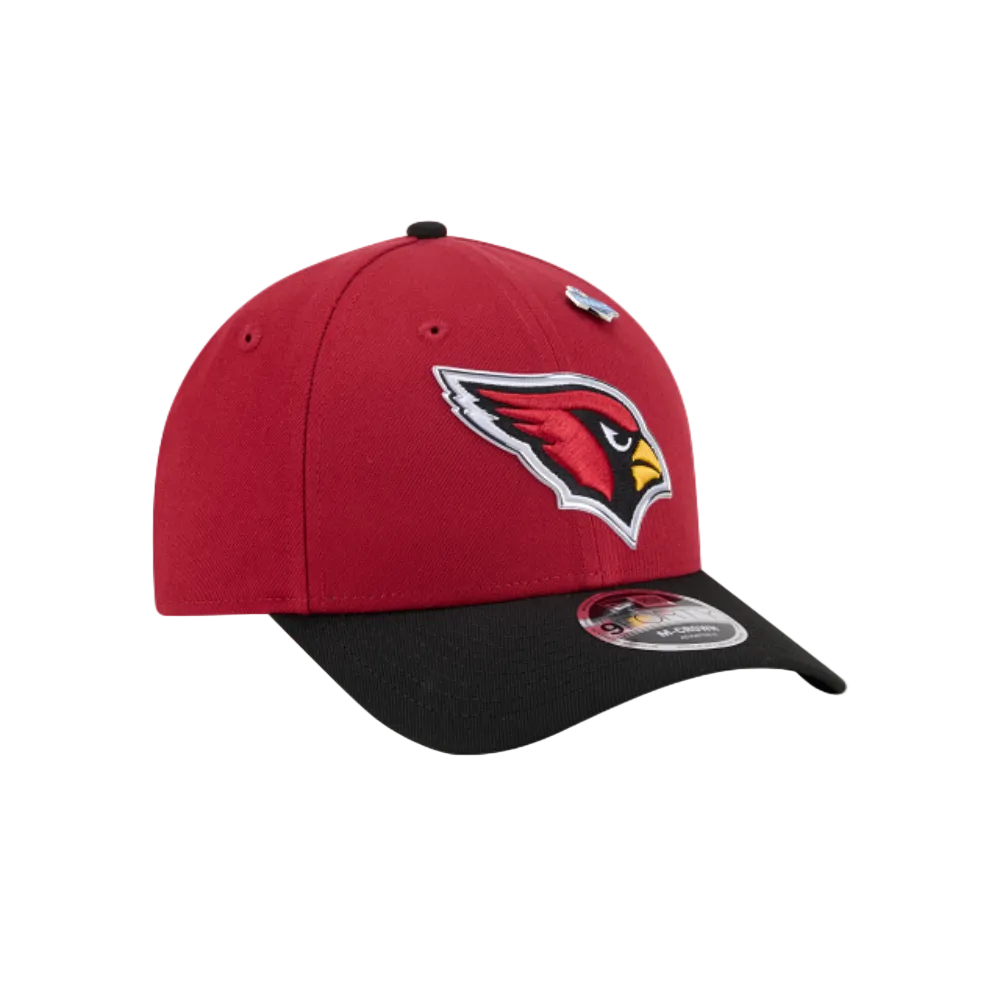 ARIZONA CARDINALS 9FORTY M-CROWN 2026 DRAFT NEW ERA 2TONE SNAPBACK HAT