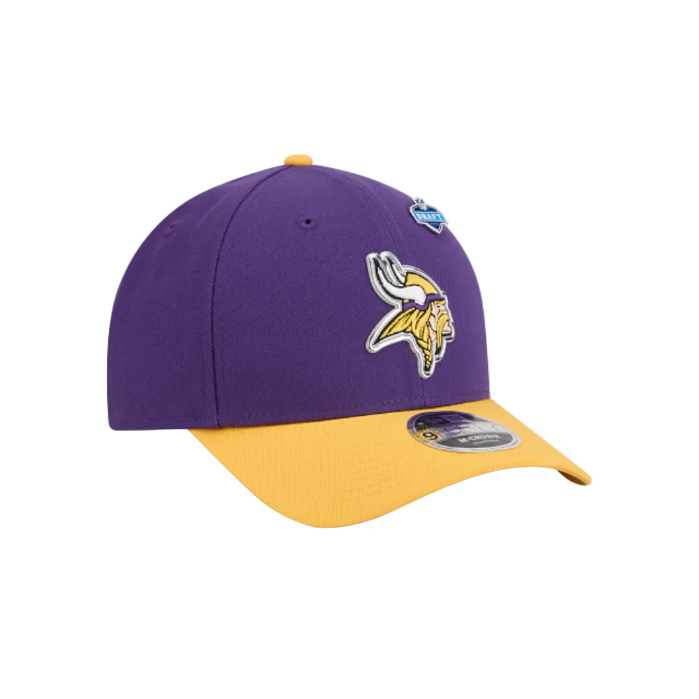 MINNESOTA VIKINGS 9FORTY M-CROWN 2026 DRAFT NEW ERA 2TONE SNAPBACK HAT