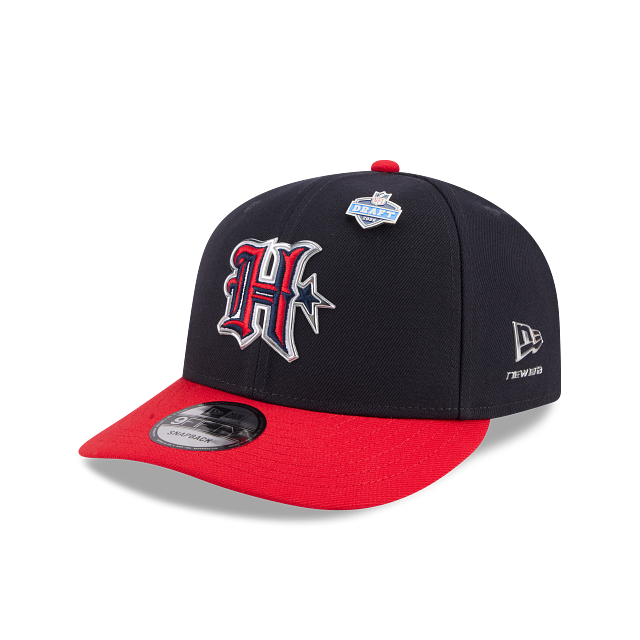 HOUSTON TEXANS 9FIFTY PRE-CURVED 2026 DRAFT NEW ERA 2TONE SNAPBACK HAT