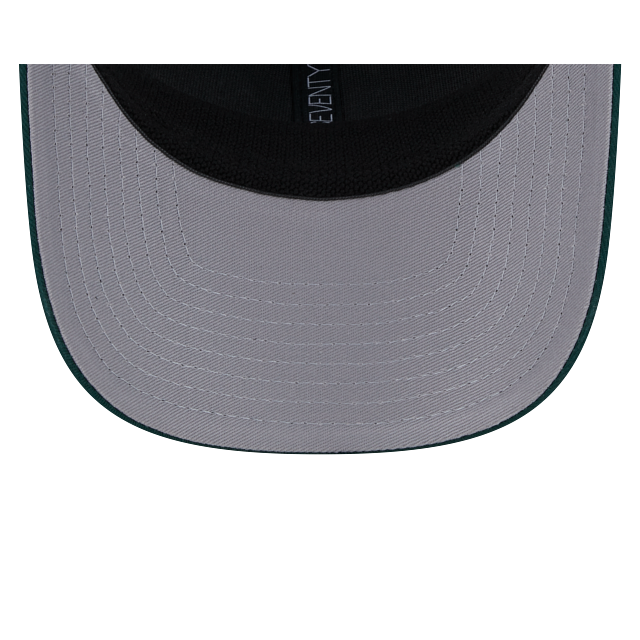 OAKLAND ATHLETICS 9SEVENTY NEW ERA GREEN TRUCKER STRETCH-SNAP HAT