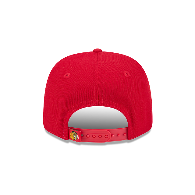 CHICAGO BLACKHAWKS 9SEVENTY NEW ERA RED ADJUSTABLE SNAPBACK HAT