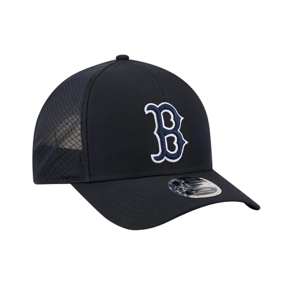 BOSTON RED SOX NEW ERA 9FORTY M-CROWN A-FRAME NAVY SNAPBACK HAT