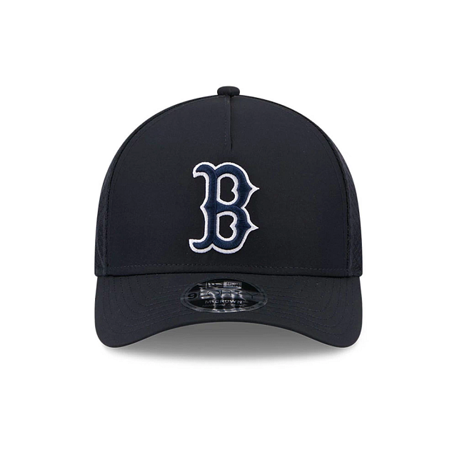 BOSTON RED SOX NEW ERA 9FORTY M-CROWN A-FRAME NAVY SNAPBACK HAT