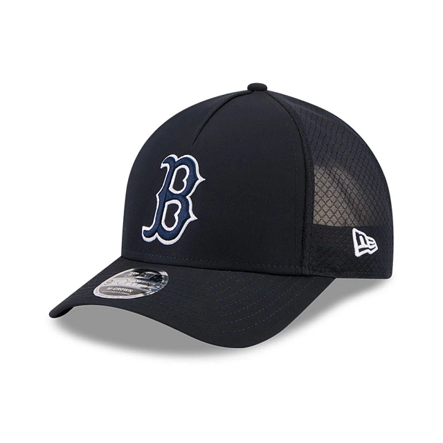 BOSTON RED SOX NEW ERA 9FORTY M-CROWN A-FRAME NAVY SNAPBACK HAT