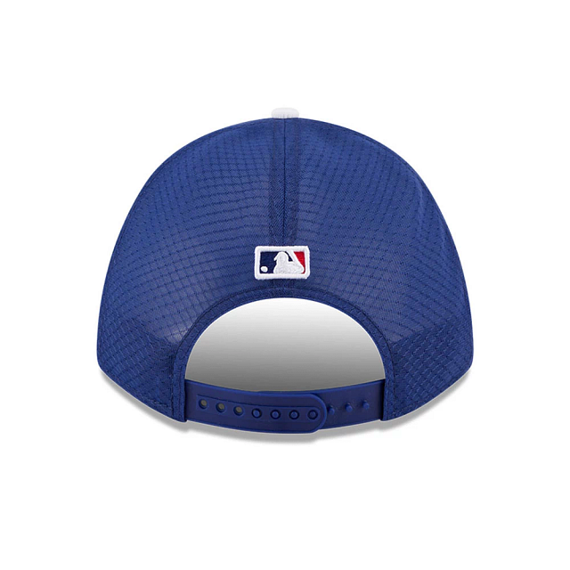 LOS ANGELES NEW ERA 9FORTY M-CROWN A-FRAME BLUE SNAPBACK HAT