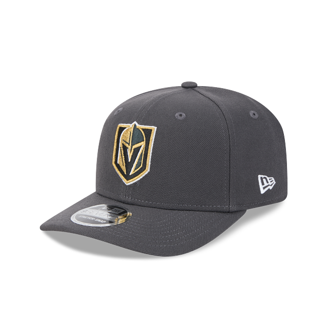 LAS VEGAS KNIGHTS NEW ERA NHL 9SEVENTY ADJUSTABLE GREY SNAPBACK HAT