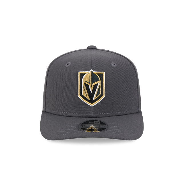 LAS VEGAS KNIGHTS NEW ERA NHL 9SEVENTY ADJUSTABLE GREY SNAPBACK HAT