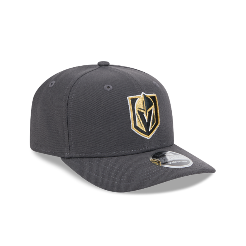 LAS VEGAS KNIGHTS NEW ERA NHL 9SEVENTY ADJUSTABLE GREY SNAPBACK HAT