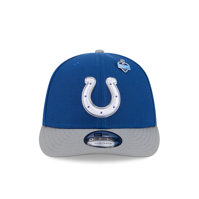 INDIANAPOLIS COLTS 9FIFTY PRE-CURVED 2026 DRAFT NEW ERA 2TONE SNAPBACK HAT