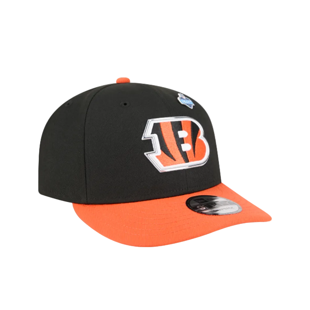 CINCINNATI BENGALS 9FIFTY PRE-CURVED 2026 DRAFT NEW ERA 2TONE SNAPBACK HAT