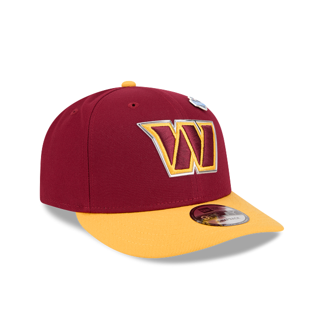 WASHINGTON COMMANDERS 9FIFTY PRE-CURVED 2026 DRAFT NEW ERA 2TONE SNAPBACK HAT