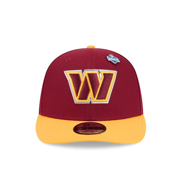 WASHINGTON COMMANDERS 9FIFTY PRE-CURVED 2026 DRAFT NEW ERA 2TONE SNAPBACK HAT