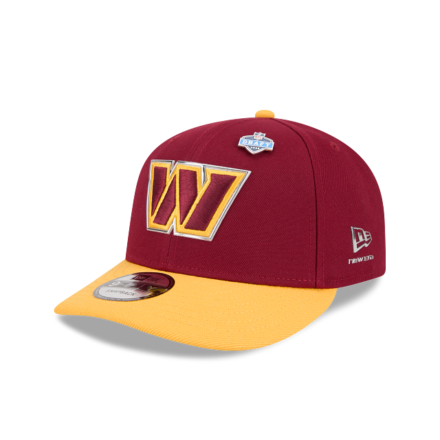 WASHINGTON COMMANDERS 9FIFTY PRE-CURVED 2026 DRAFT NEW ERA 2TONE SNAPBACK HAT