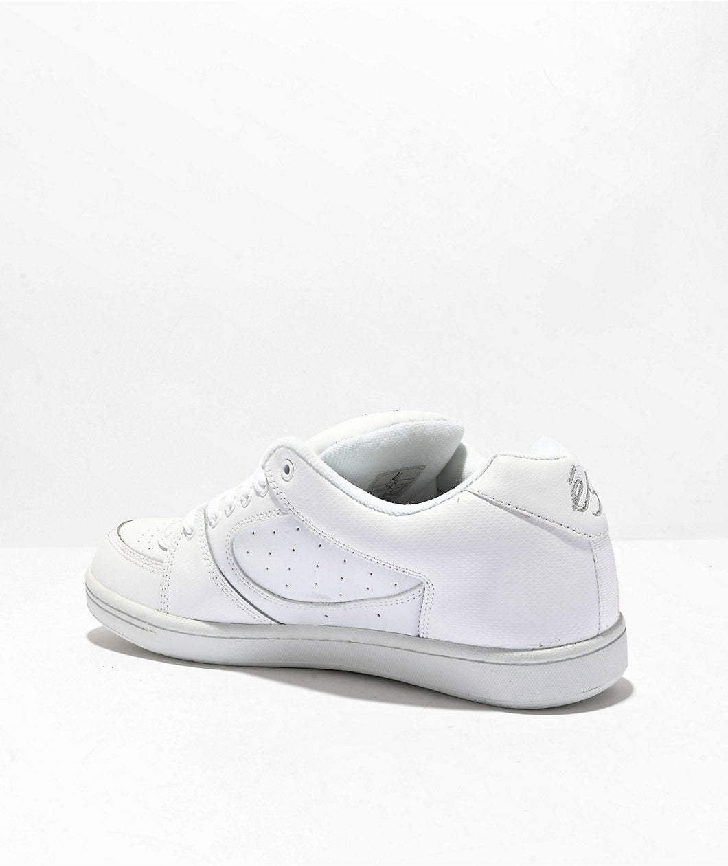 eS ACCEL OG WHITE SKATE SHOE