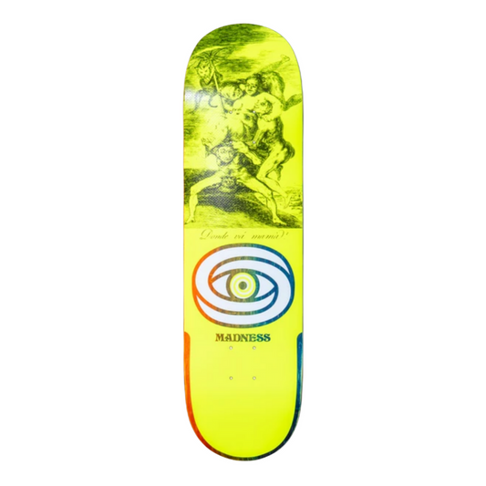 MADNESS DONDE R7 NEON YELLOW DECK - 8.5"