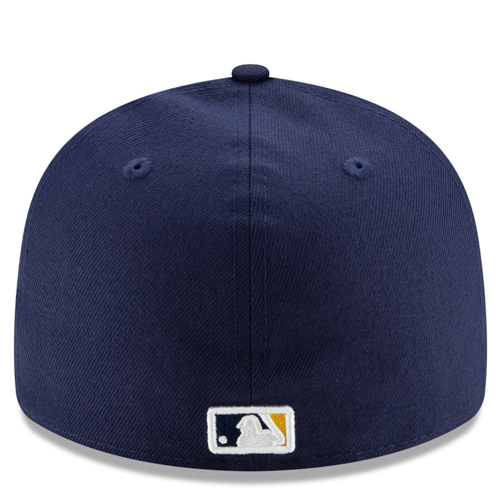 MILWAUKEE BREWERS 59FIFTY NEW ERA NAVY LOW PRO FITTED HAT