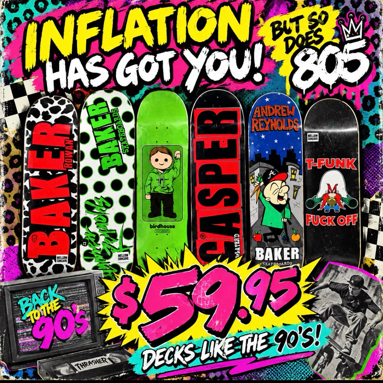 Inflation has got you but so does 805 - shop decks