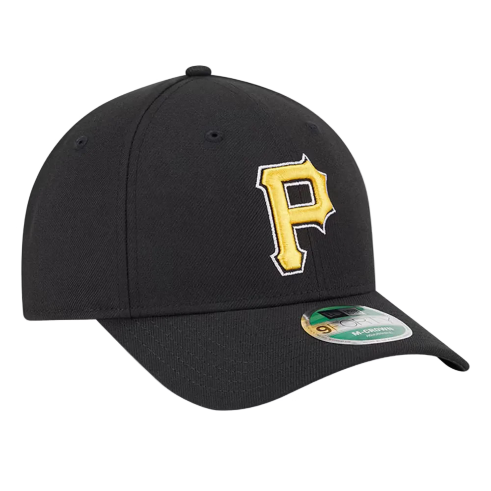 PITTSBURGH PIRATES 9FORTY NEW ERA BLACK ADJUSTABLE HAT