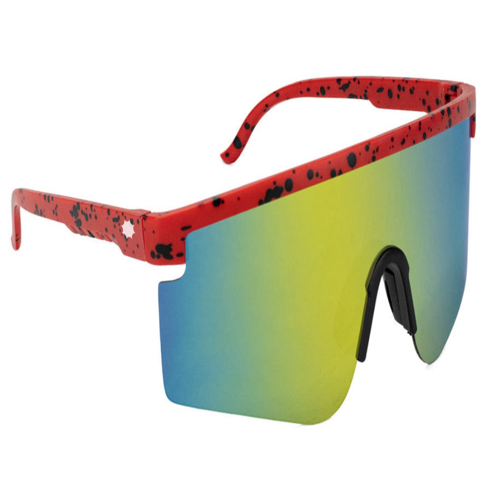 GLASSY SUN HATER MOJAVE BLACK/RED SPLAT