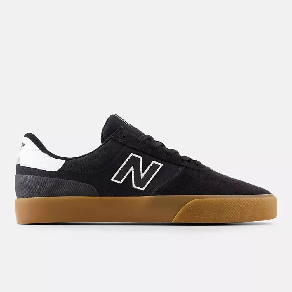 NEW BALANCE NUMERIC 272 BLACK WHITE GUM SHOE -  272SYN