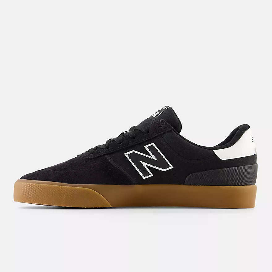 NEW BALANCE NUMERIC 272 BLACK WHITE GUM SHOE -  272SYN