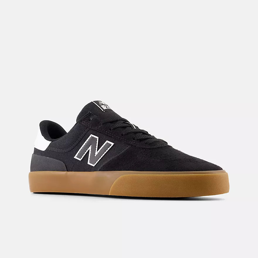 NEW BALANCE NUMERIC 272 BLACK WHITE GUM SHOE -  272SYN