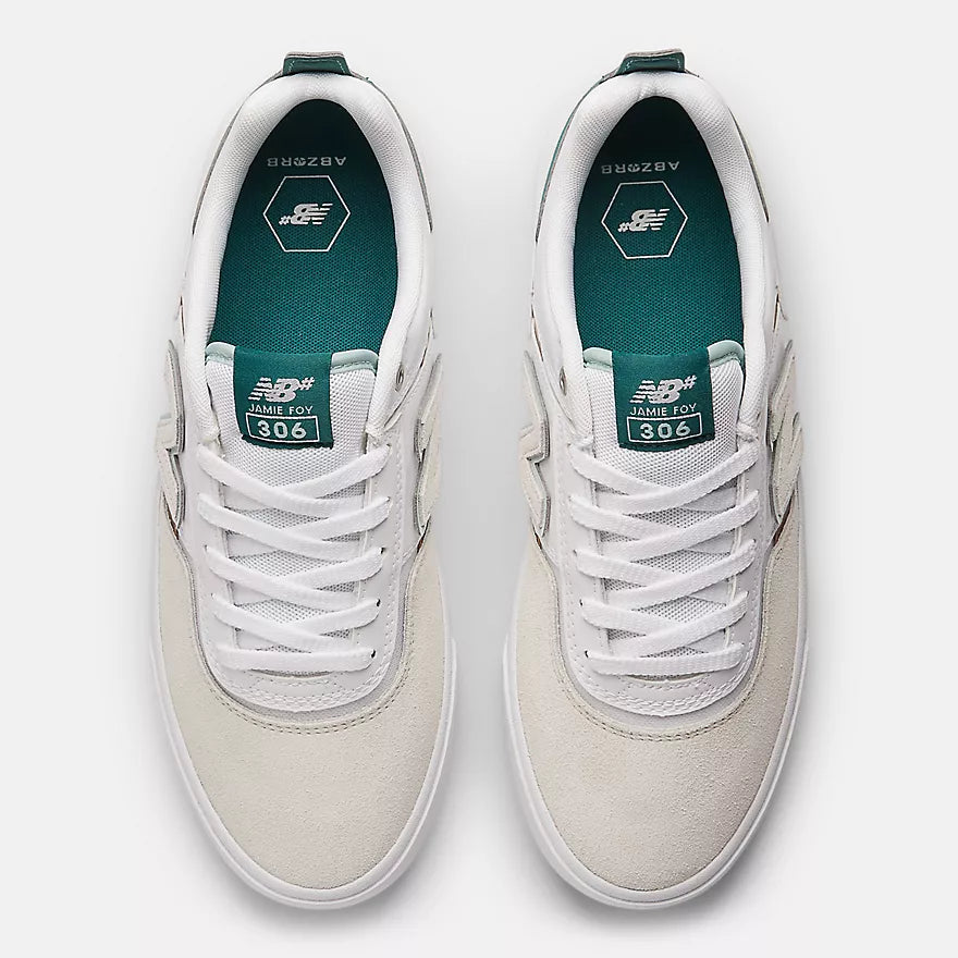 NEW BALANCE NUMERIC JAMIE FOY 306 WHITE SHOE - 306ZUA