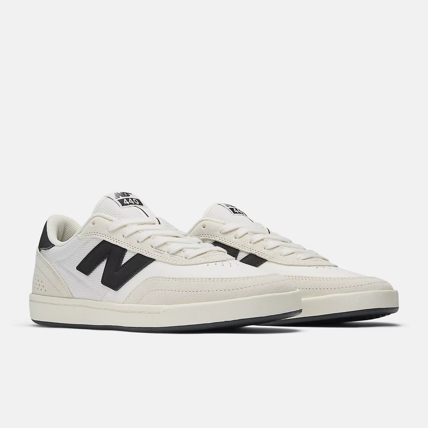 NEW BALANCE NUMERIC 440 V2 SEA SALT/BLACK WIDE SHOE - 440SB2