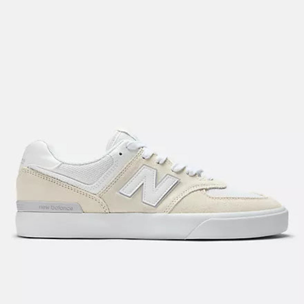 NEW BALANCE NUMERIC 574 VULC OFF WHITE SHOE- 574VOW