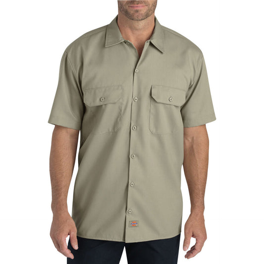 DICKIES FLEX Relaxed Fit Short Sleeve Work Shirt