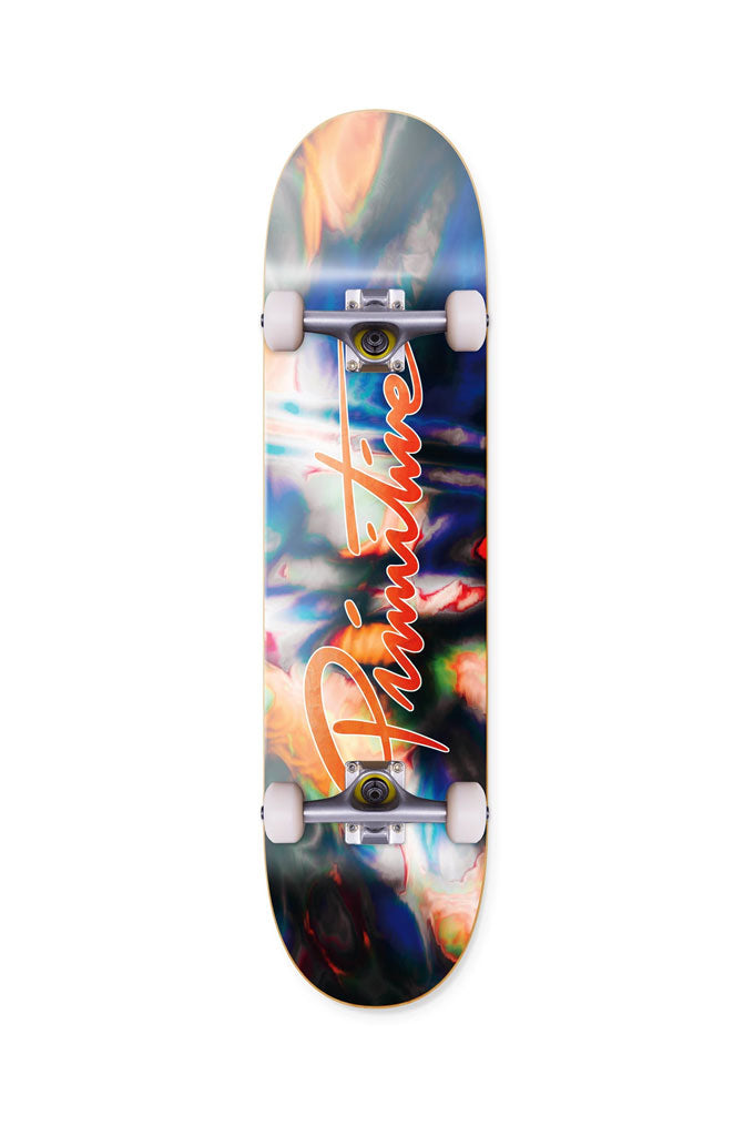 PRIMITIVE NUEVO MELT MULTICOLORED COMPLETE SKATEBOARD - 8.125"