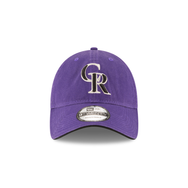 COLORADO ROCKIES NEW ERA 9TWENTY PURPLE ADJUSTABLE HAT