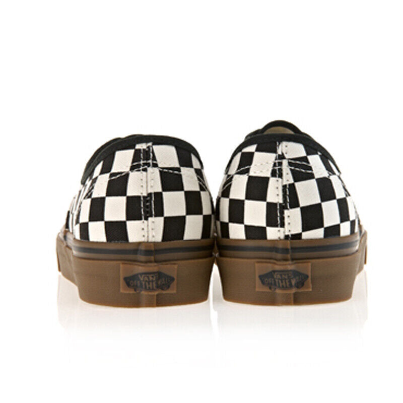 VANS AUTHENTIC CHECKERBOARD BLACK/WHITE/GUM SHOE