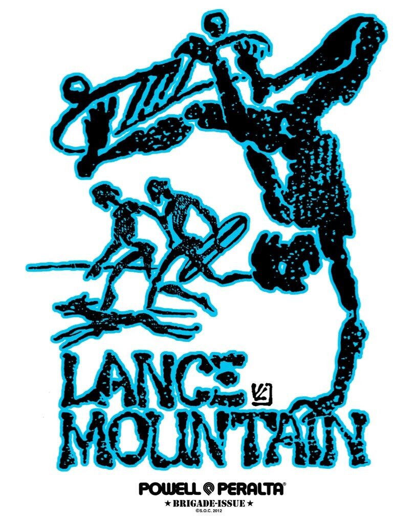 POWELL PERALTA LANCE MOUNTAIN ASSORTED STICKER 20 PK