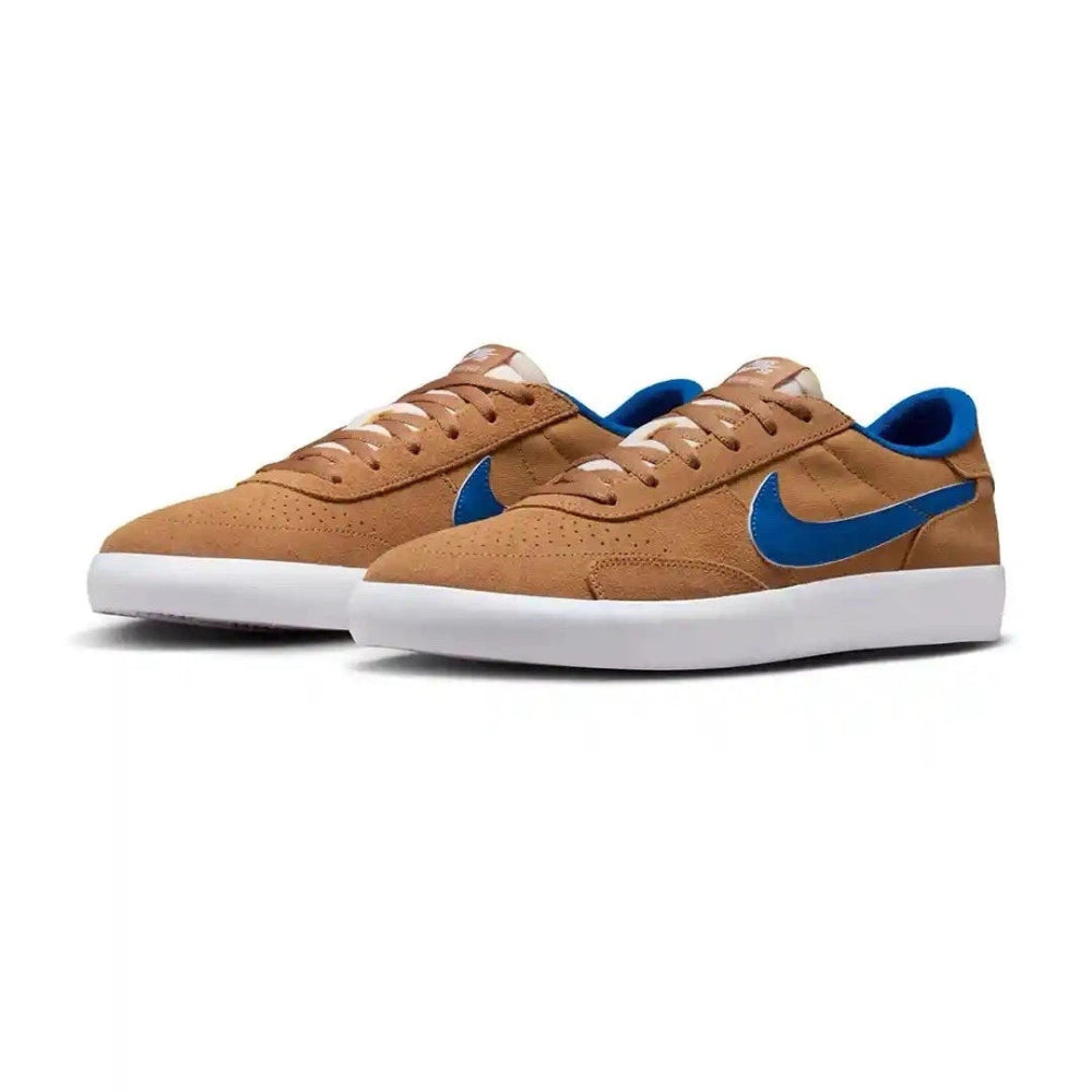 NIKE SB HERITAGE VULC FLAX/TEAM ROYAL/WHITE SKATE SHOES
