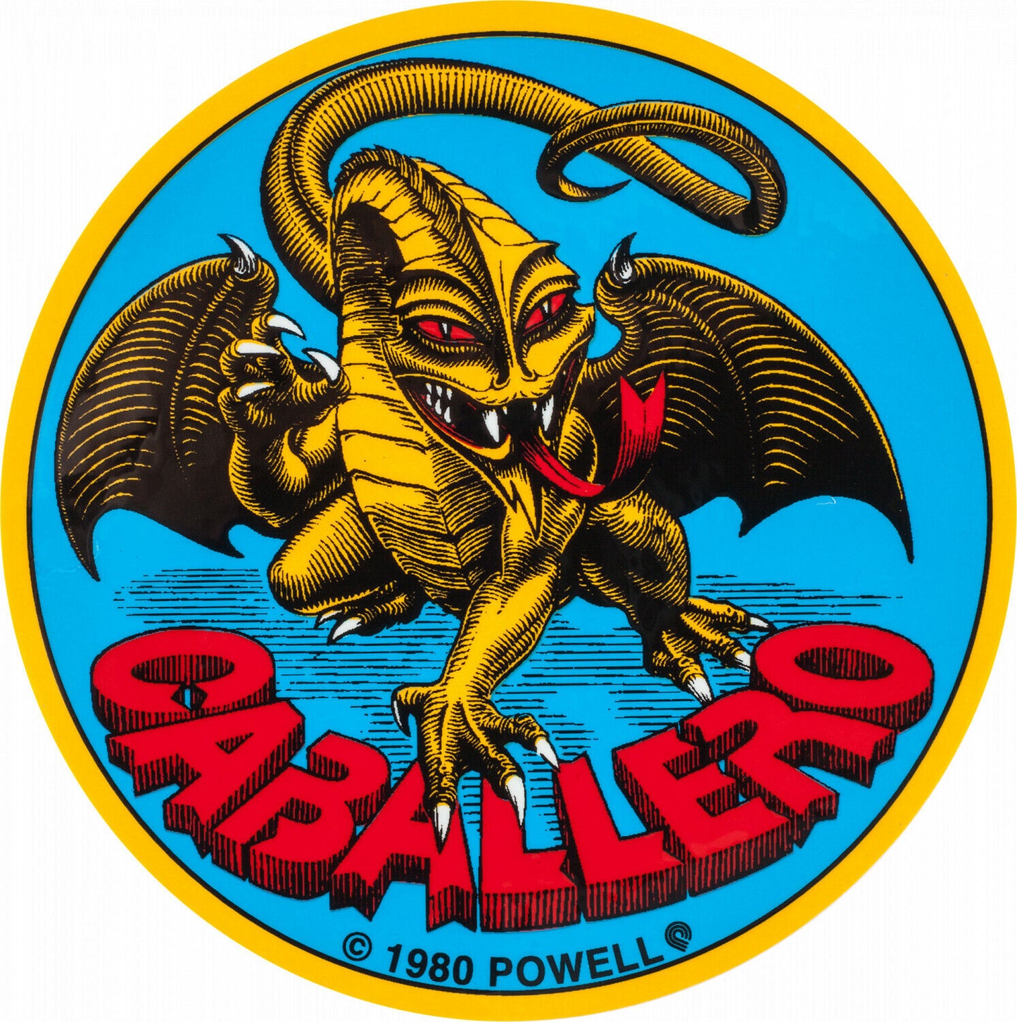 POWELL PERALTA CABALLERO ORIGINAL DRAGON STICKER 20 PK