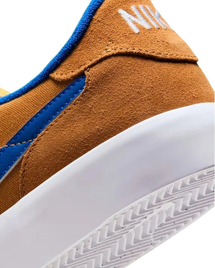 NIKE SB HERITAGE VULC FLAX/TEAM ROYAL/WHITE SKATE SHOES