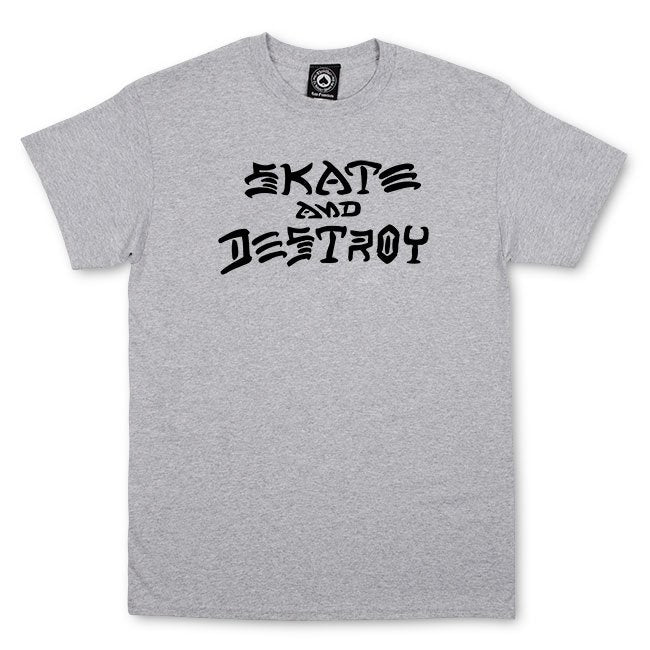 Thrasher Skate & Destroy T-Shirt Grey