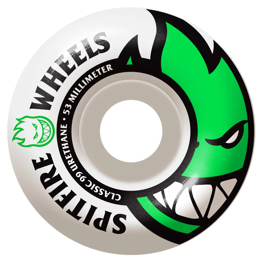 SPITFIRE BIGHEAD 59MM 99A GREEN WHEELS