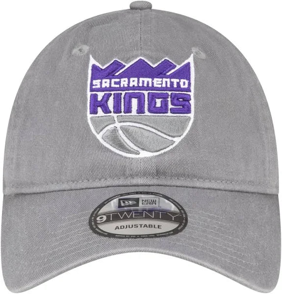 SACRAMENTO KINGS NEW ERA 9TWENTY CORE CLASSIC GRAY ADJUSTABLE HAT