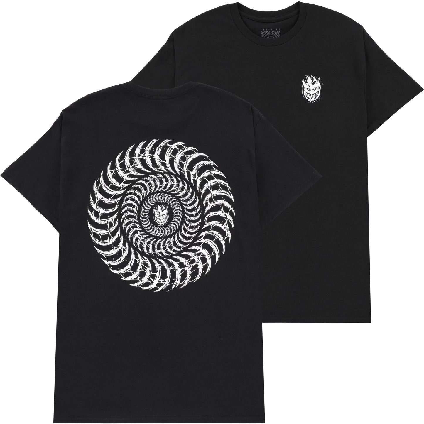 SPITFIRE DECAY CLASSIC SWIRL TEE BLACK