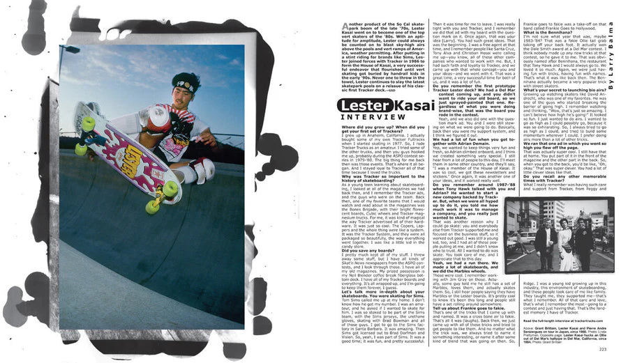 TRACKER FORTY YEARS OF SKATEBOARD HISTORY BOOK