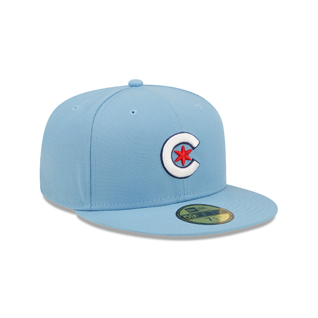 CHICAGO CUBS 59FIFTY NEW ERA SKY BLUE FITTED HAT